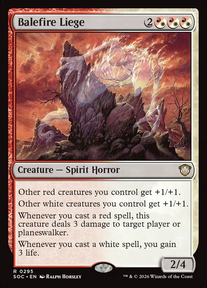 Balefire Liege, Secrets of Strixhaven Commander · 0295
