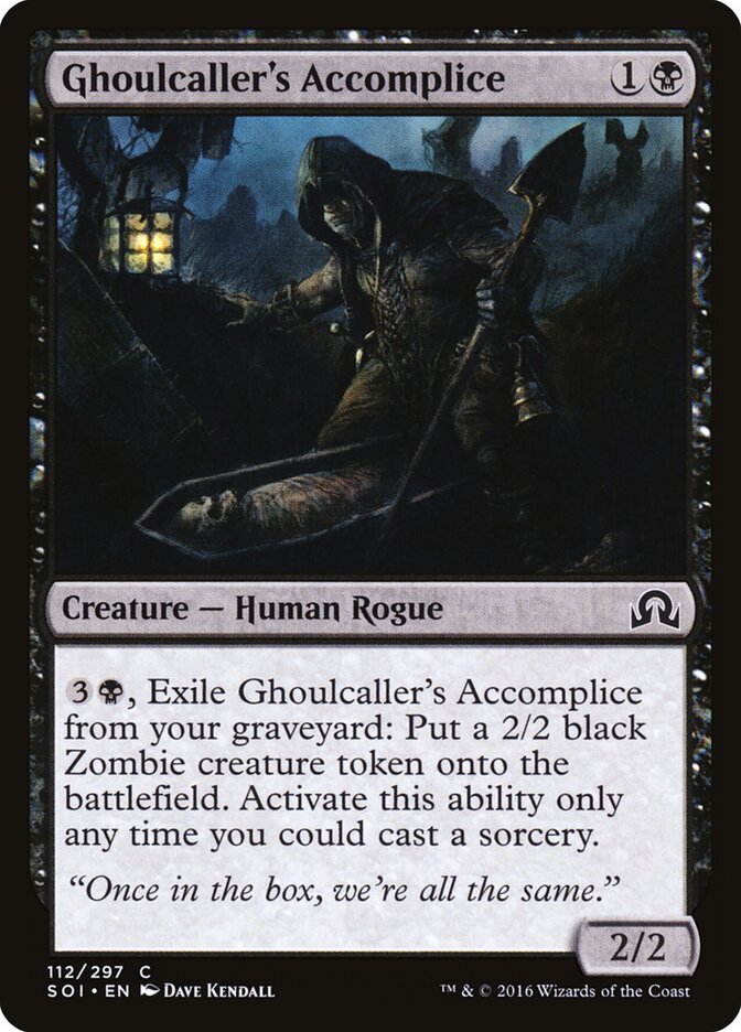 Ghoulcaller's Accomplice, Shadows over Innistrad · 112/297