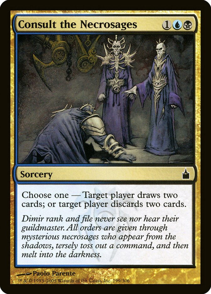 Consult the Necrosages, Ravnica: City of Guilds · 199/306