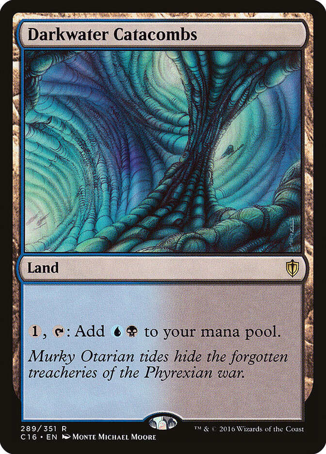 Darkwater Catacombs, Commander 2016 · 289/351