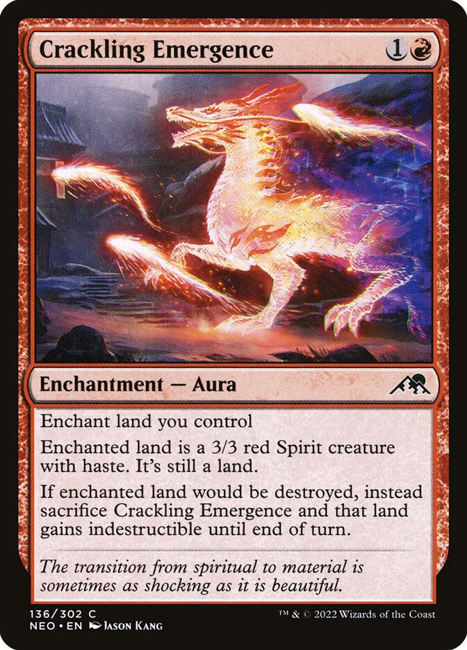 Crackling Emergence, Kamigawa: Neon Dynasty · 136/302