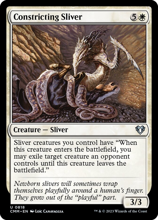 Constricting Sliver, Commander Masters · 0818