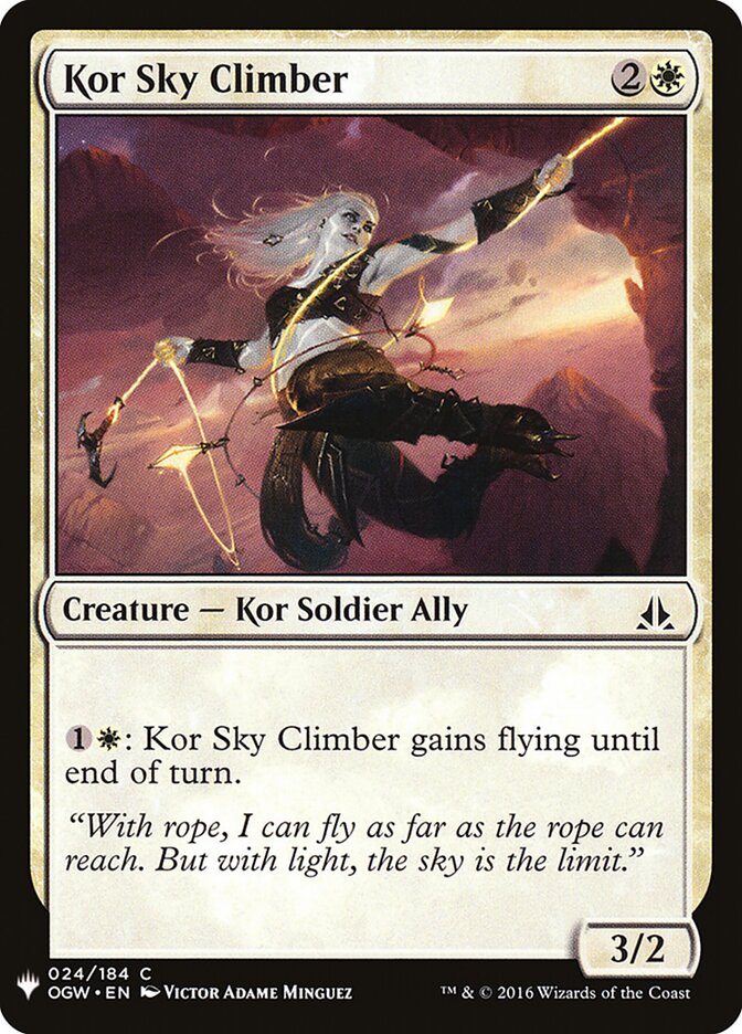 Kor Sky Climber, The List · ogw-24