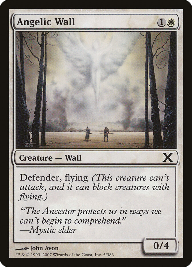 Angelic Wall, Tenth Edition · 5/383