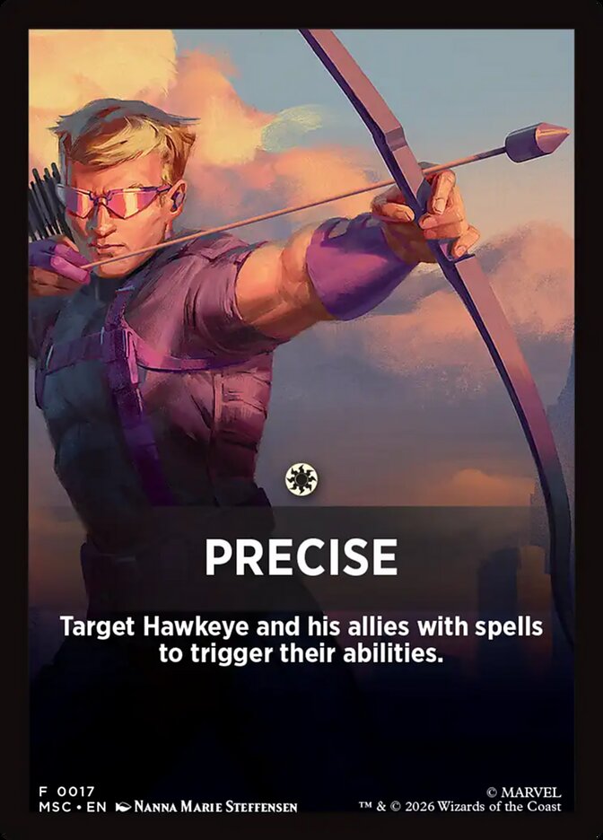 Precise, Marvel Super Heroes Jumpstart Front Cards · 0017