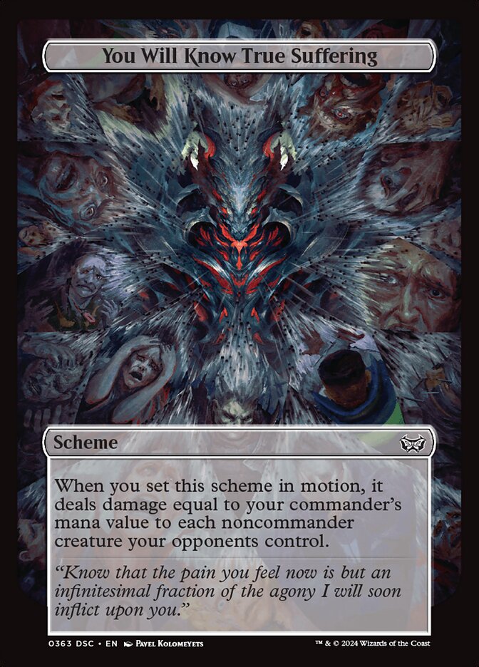 You Will Know True Suffering, Duskmourn: House of Horror Commander · 0363