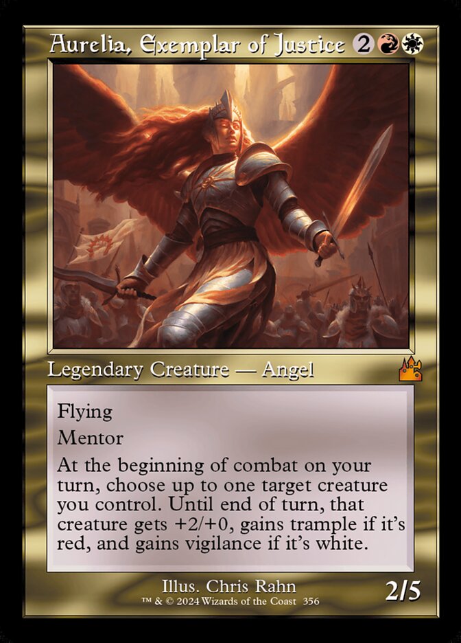 Aurelia, Exemplar of Justice, Ravnica Remastered · 0356