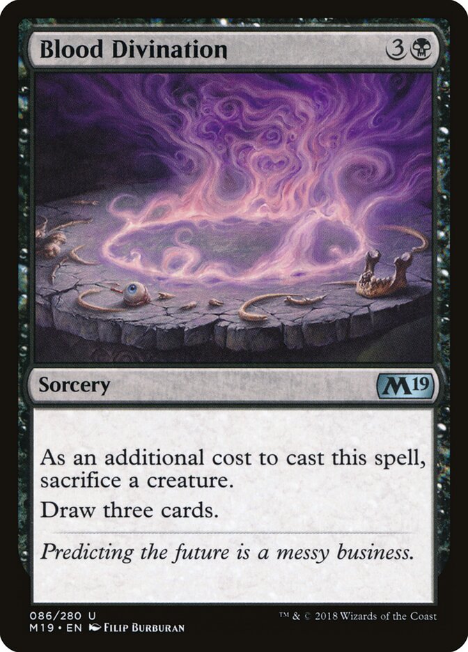 Blood Divination, Core Set 2019 · 086/280