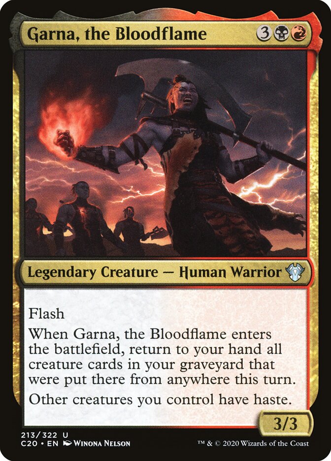 Garna, the Bloodflame, Commander 2020 · 213/322