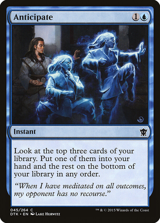 Anticipate, Dragons of Tarkir · 045/264