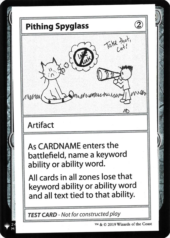 Pithing Spyglass, Mystery Booster Playtest Cards 2019 · 108/121