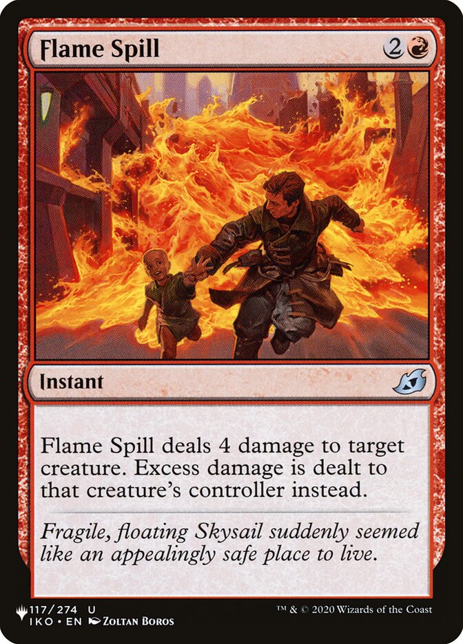 Flame Spill, The List · iko-117