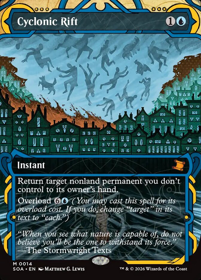 Cyclonic Rift, Secrets of Strixhaven Mystical Archive · 0014