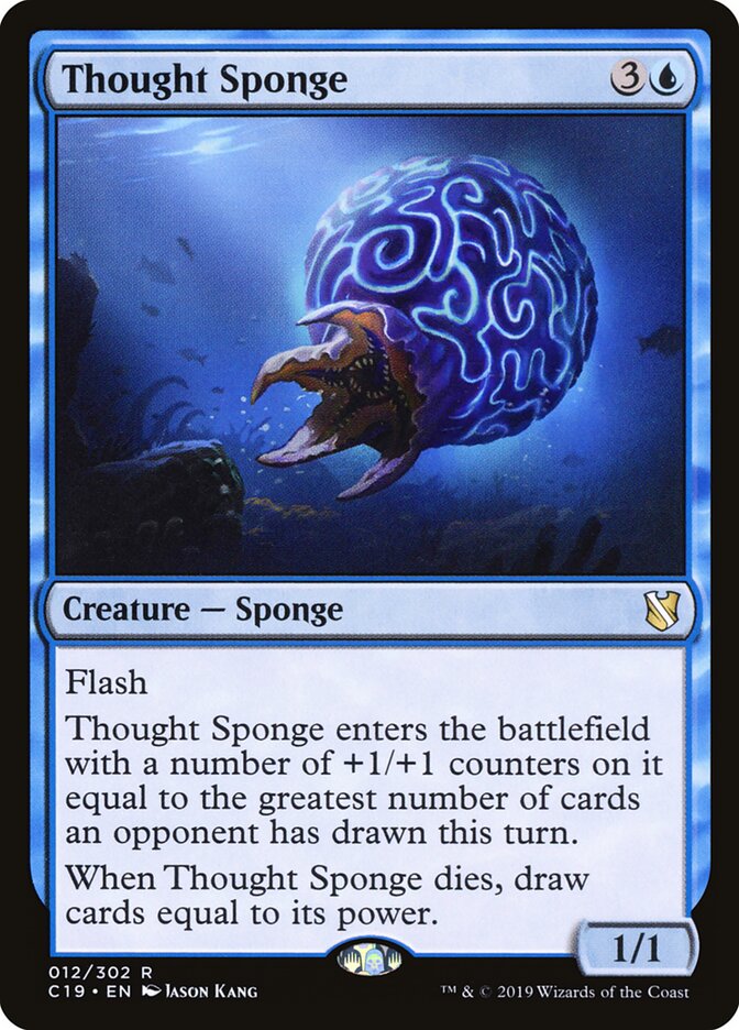 Thought Sponge, Commander 2019 · 012/302
