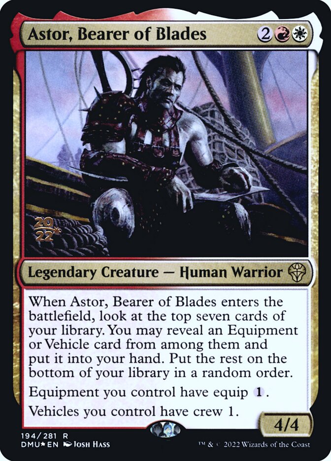 Astor, Bearer of Blades, Dominaria United Promos · 194/281