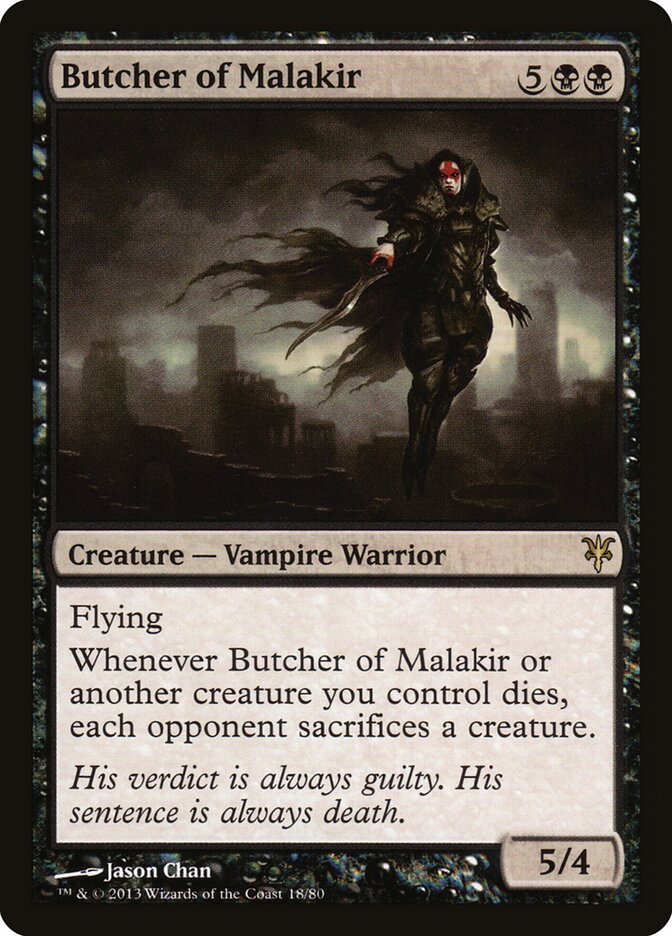 Butcher of Malakir, Duel Decks: Sorin vs. Tibalt · 18/80