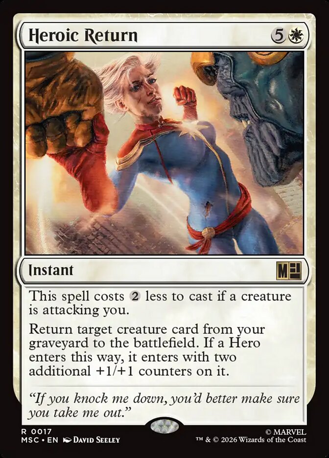 Heroic Return, Marvel Super Heroes Commander · 0017