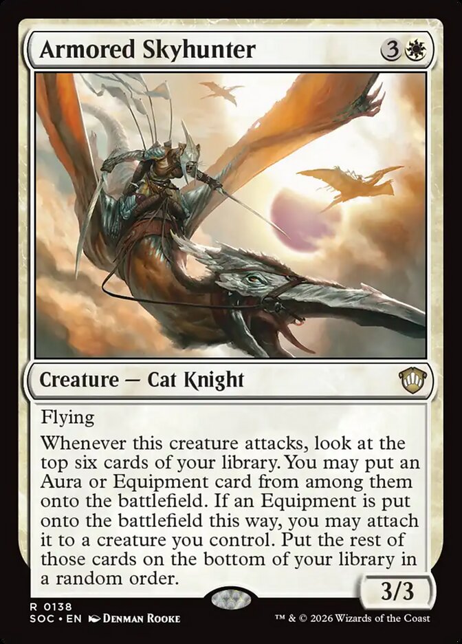 Armored Skyhunter, Secrets of Strixhaven Commander · 0138