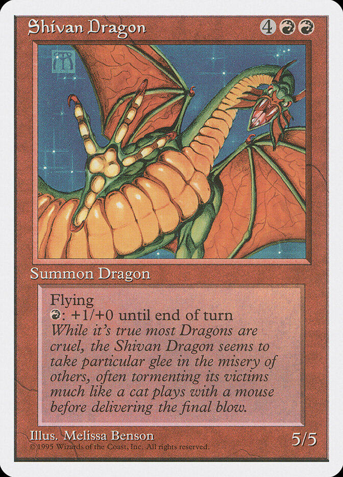 Shivan Dragon, Fourth Edition · 220