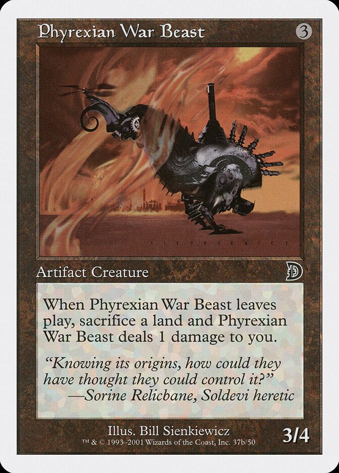Phyrexian War Beast, Deckmasters · 37b