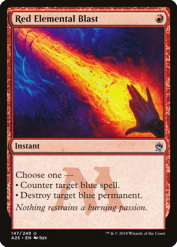 Red Elemental Blast, Masters 25 · 147/249