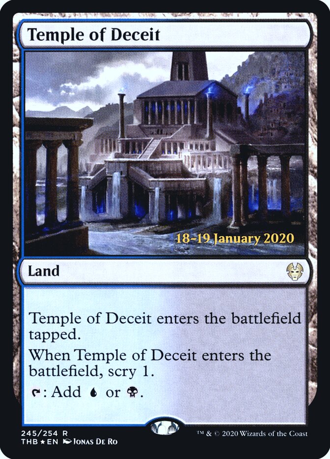 Temple of Deceit, Theros Beyond Death Promos · 245/254