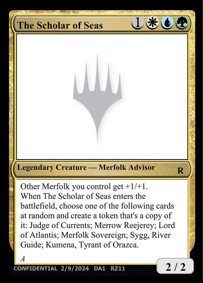 The Scholar of Seas, Unknown Event · rz11b