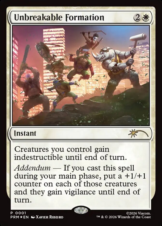 Unbreakable Formation, URL/Convention Promos · 2025-5