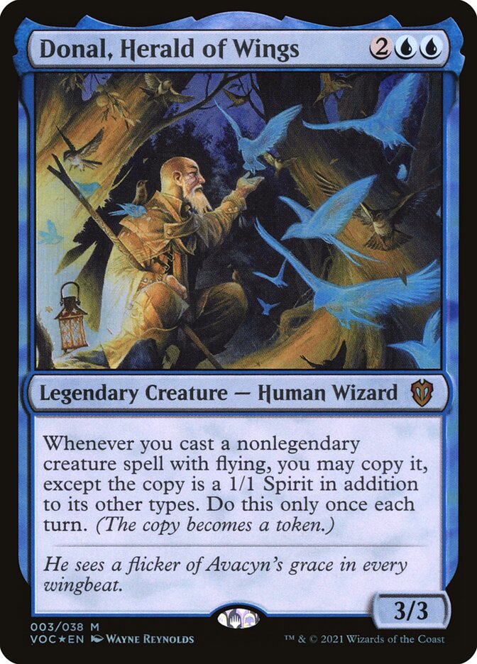 Donal, Herald of Wings, Crimson Vow Commander · 003/038