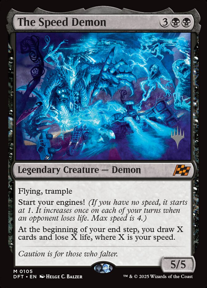 The Speed Demon, Aetherdrift Promos · 0105