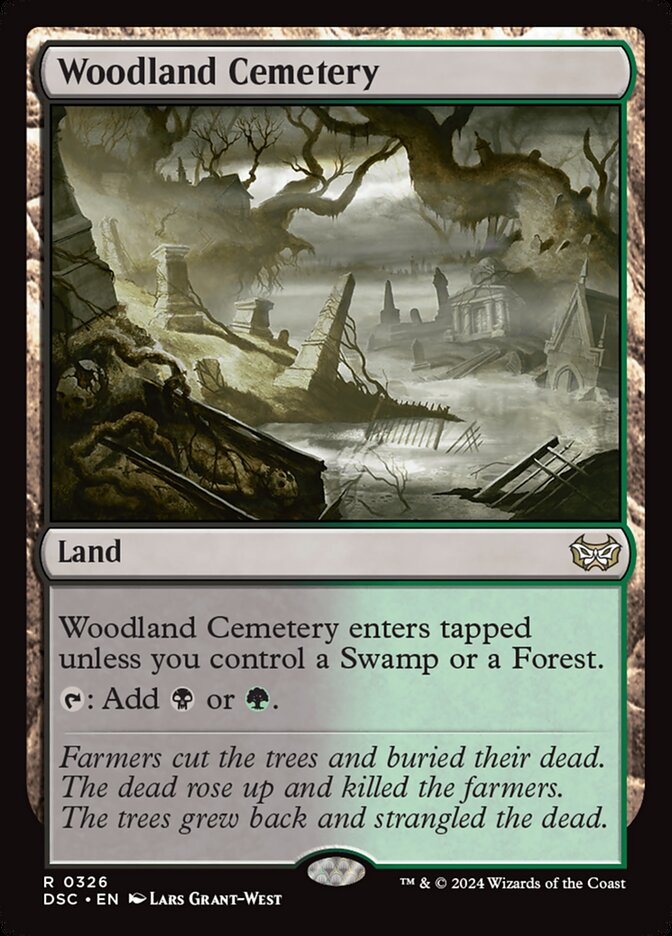 Woodland Cemetery, Duskmourn: House of Horror Commander · 0326
