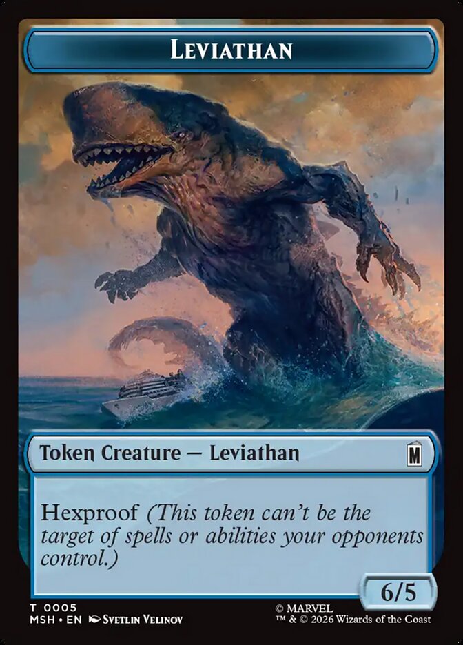 Leviathan, Marvel Super Heroes Tokens · 0005