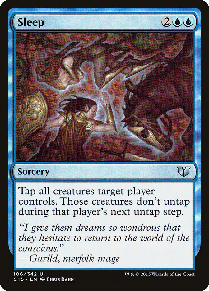 Sleep, Commander 2015 · 106/342
