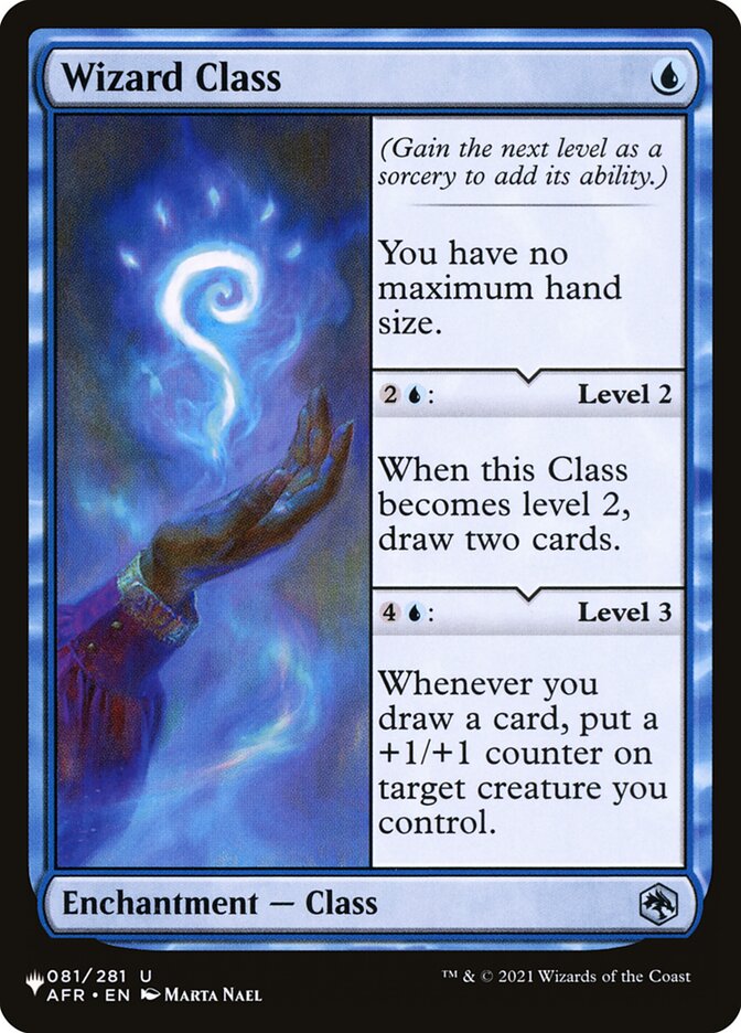 Wizard Class, The List · afr-81