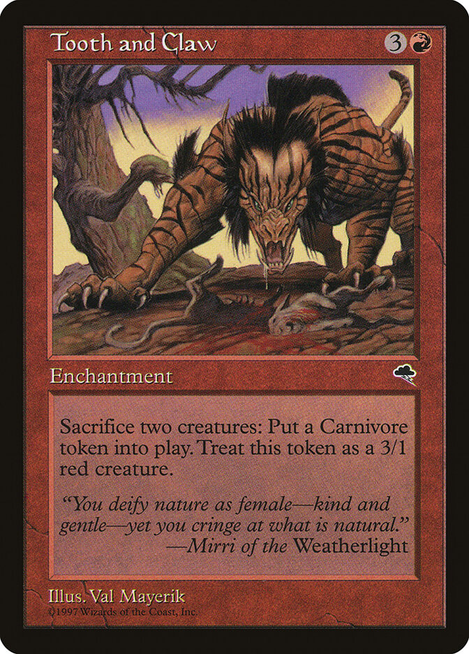Tooth and Claw, Tempest · 210