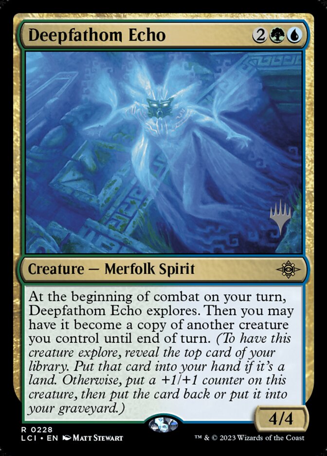 Deepfathom Echo, The Lost Caverns of Ixalan Promos · 0228