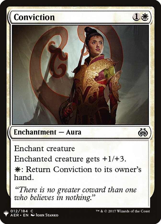 Conviction, The List · aer-12