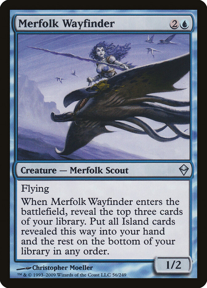 Merfolk Wayfinder, Zendikar · 56/249