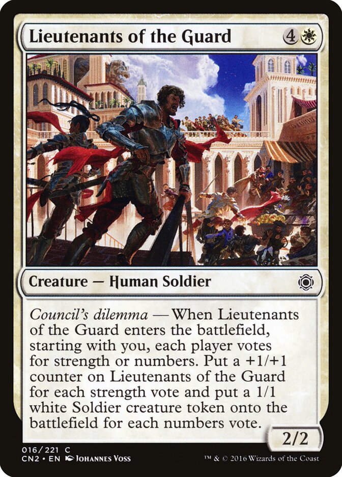Lieutenants of the Guard, Conspiracy: Take the Crown · 016/221