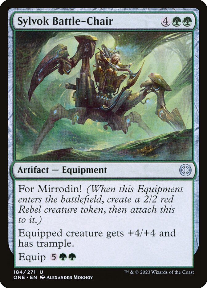 Sylvok Battle-Chair, Phyrexia: All Will Be One · 184/271