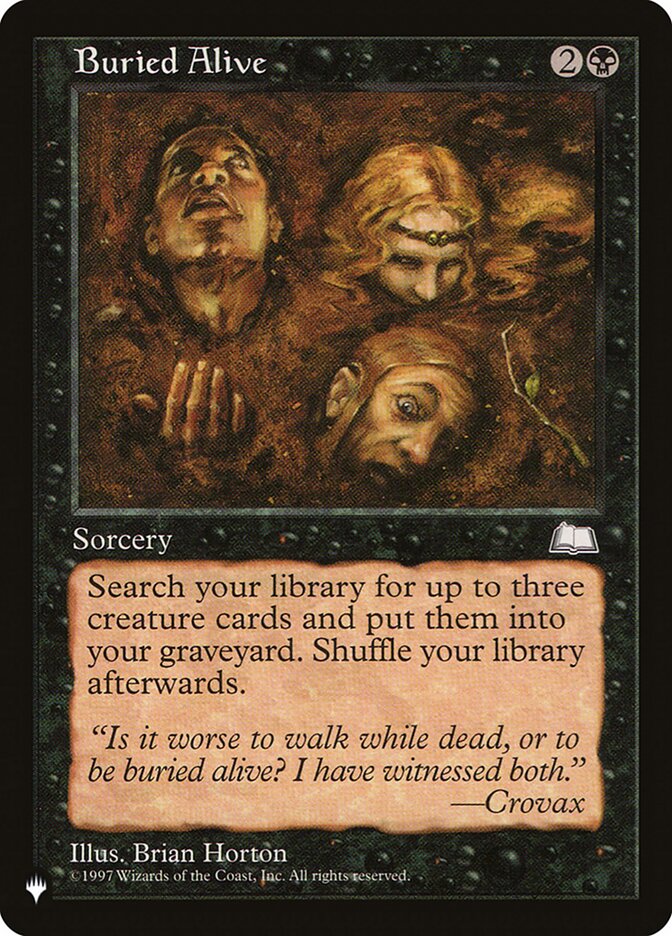 Buried Alive, The List · wth-63