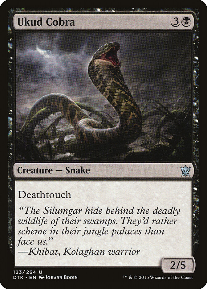 Ukud Cobra, Dragons of Tarkir · 123/264