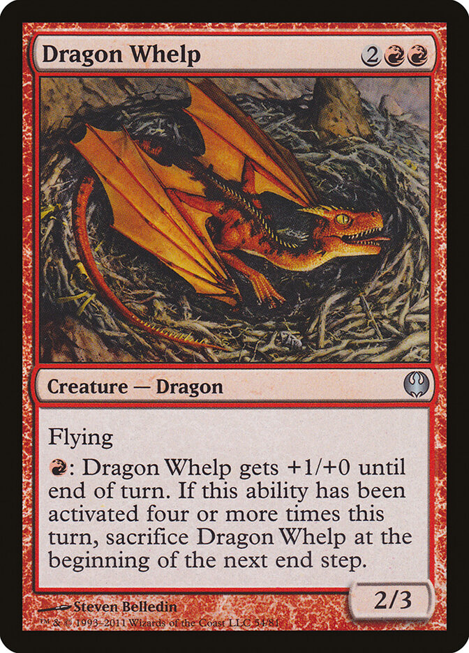 Dragon Whelp, Duel Decks: Knights vs. Dragons · 54/81