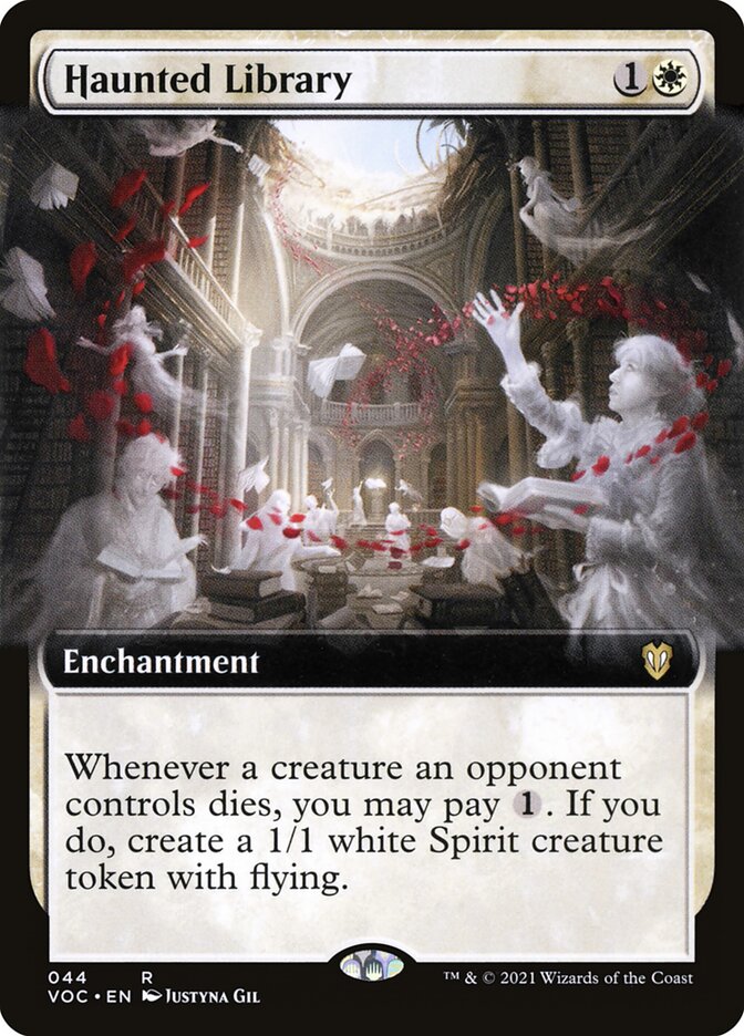 Haunted Library, Crimson Vow Commander · 044
