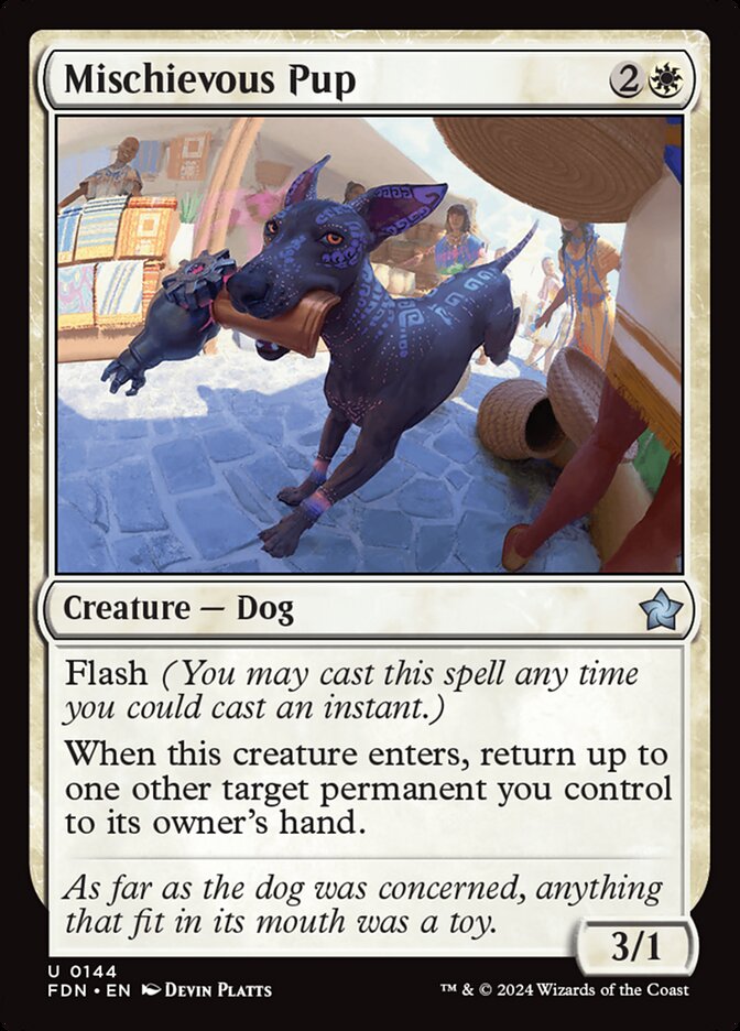 Mischievous Pup, Foundations · 0144