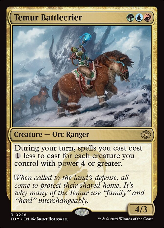 Temur Battlecrier, Tarkir: Dragonstorm · 0228