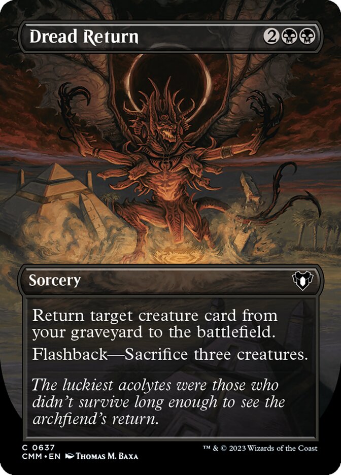 Dread Return, Commander Masters · 0637