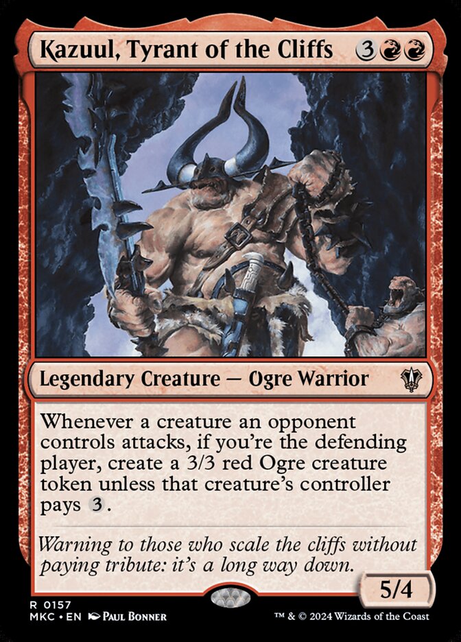 Kazuul, Tyrant of the Cliffs, Murders at Karlov Manor Commander · 0157