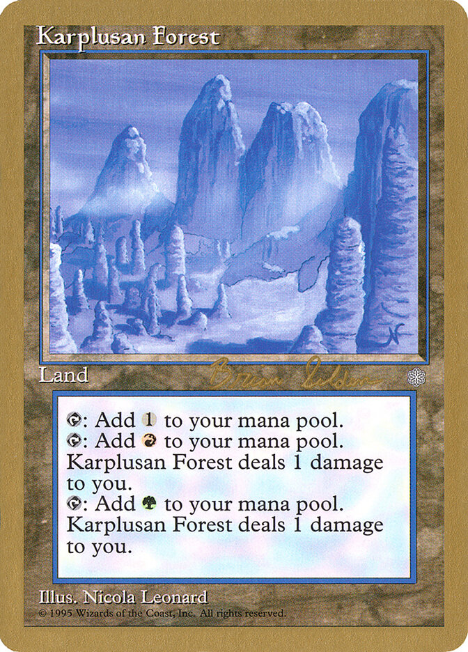 Karplusan Forest, World Championship Decks 1998 · bs356