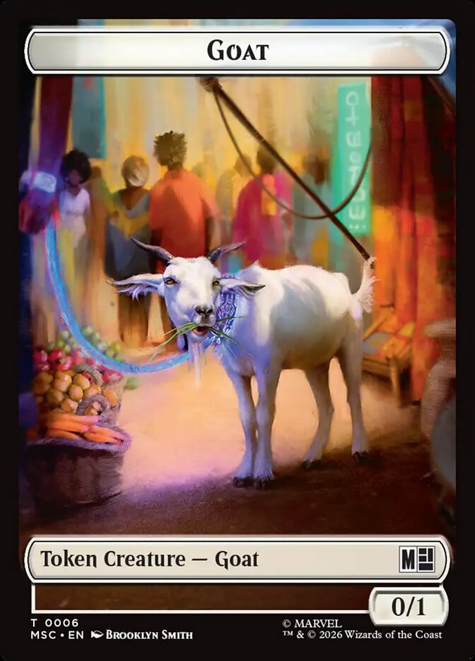 Goat, Marvel Super Heroes Commander Tokens · 0006